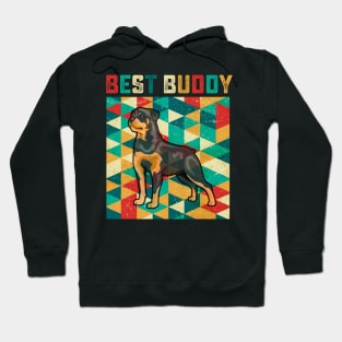 Best Buddy Rottweiler Hoodie